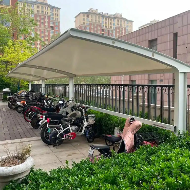 榆林膜结构电动车棚